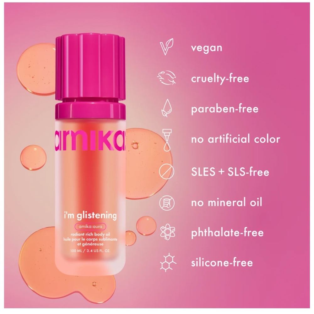 i'm glistening
radiant rich body oil - Picture 4 of 4